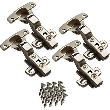 SOTECH 4 pièces Charnières à boîtier Hettich Sensys Angle d'ouverture 110° Butée intérieure Hauteur (Distance) 1,5 mm incl. vis M4x16mm Fermeture automatique (1/5)