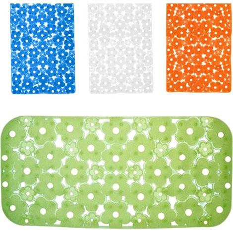 Alfombra para bañera Margherita Verde. 72x36 cm Xtra 10526