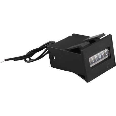 Compteur Électromagnétique 6 Digits LY‑0624V Totaliseur Industriel Snap‑in (1/5)