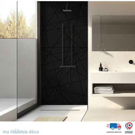 Panneau de douche : Diagonales 2 - Alu composite - 90 - 245 (1/3)