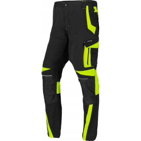 Pantaloni neri e gialli, "XL", CE, lahti (1/3)