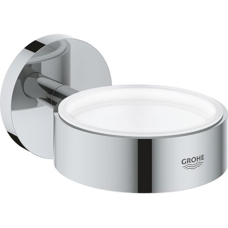 Grohe Essentials - Soporte de vaso/dispensador jabón, cromo 40369001 (1/2)
