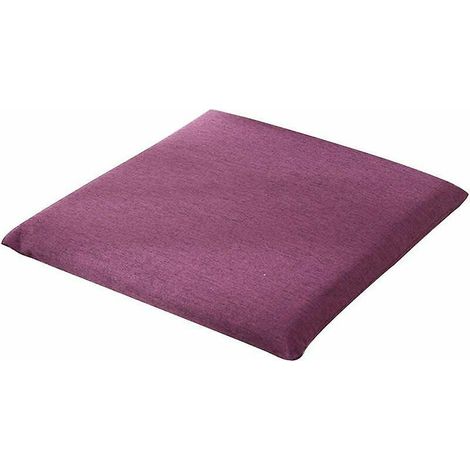(40 X 40 X 4 Cm, Violet) Coussin D'assise En Mousse Mmoire De Forme, Coussin D'assise Carr Pour La Stabilit Et Le Soutien, Adapt Aux Chaises De B (1/3)