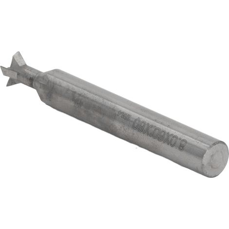 Fraise à lamer conique 60° carbure monobloc, 4 dents, queue cylindrique universelle, outil de coupe pour défonceuse et fraisage CNC (1/5)