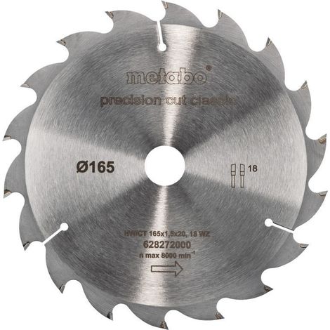Metabo 628272000 Kreissägeblatt 165 mm 1 St.