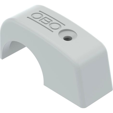 OBO Bettermann Fascetta a chiodo ISO 10-14mm polipropilene grigio chiaro RAL 7035, 2215144