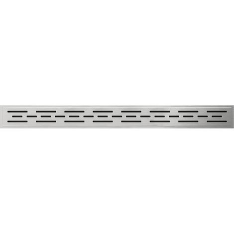 Grille LINE pour caniveau de douche 80 cm en acier inoxydable