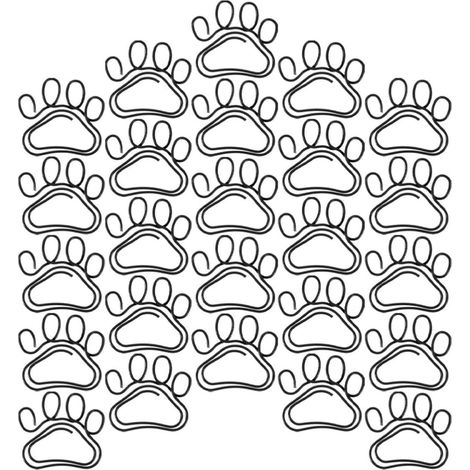 50 trombones en forme de patte chat, métal noir, originaux pour (1/5)