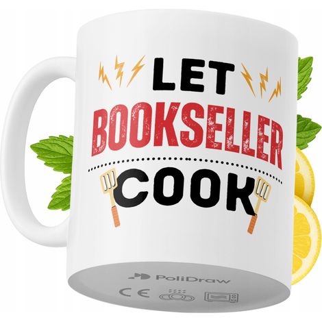 Lustige Kaffeetasse mit witzigem Textdesign für Buchhändler – ideal für Geburtstage, Namenstage und Feiertage. Hochwertige Tasse für besondere Anlässe, ob im Büro oder zu Hause. Farbe: Weiß, 330 ml.
