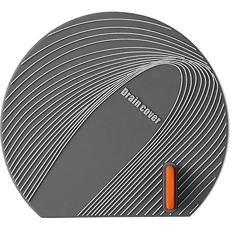 Tapis anti-odeurs pour siphon de sol, couvercle de siphon de sol en silicone flexible, récupérateur de cheveux multifonctionnel (1/5)