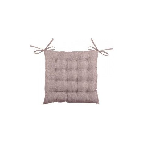 Coussin de chaise BEA 40x40 rose poudré (1/2)