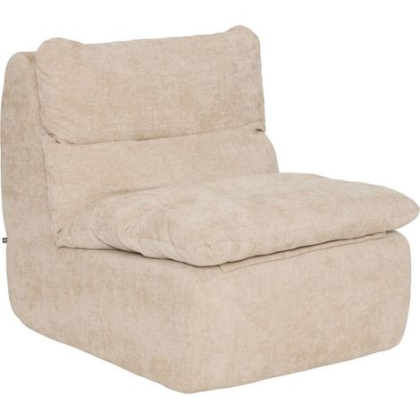 Sillón Luvia, 79 cm de altura, color marfil - Atmosphera créateur d'intérieur (1/2)