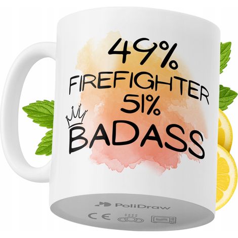 Lustige Kaffee- oder Teetasse für Feuerwehrleute mit witzigem Textdesign – ideal für Geburtstage, Namenstage, Feiertage und besondere Anlässe. Hochwertige Tasse für Zuhause, Büro und Arbeit. Farbe: We