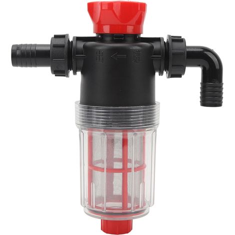 Crépine de Pompe à Eau avec écran en Acier Inoxydable de 60 Mailles, Filtre de Canalisation à Haut Débit, Conception Transparente pour Pompes à Eau de Jardin (Interface 25 mm) (1/5)
