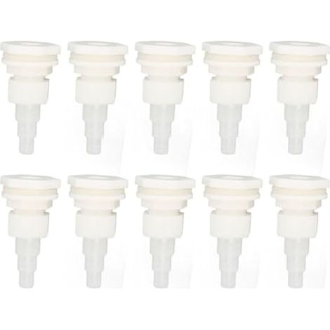 Raccord de tuyau pour réservoir d'eau, diamètre 9 mm, 12 mm, 16 mm, filetage G1/2 PP, joint en silicone pour élevage de volailles (1/5)