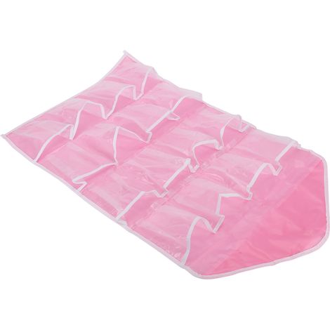 Wandhängende Organizer für Schränke, Türhänger, Aufbewahrungstasche aus Polyester, Hängeregale, Tasche für Schlafzimmer und Wohnzimmer, Rosa (1/5)