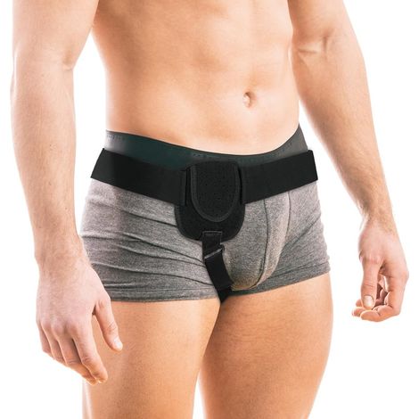 Ceinture De Hernie Inguinale, Réglable Ceinture De Soutien Post-Opératoire Pour Hernies De L'Aine Avec Coussinets De Compression Amovibles Hernie, Soutien Herniaire Soulager La Douleur (1/5)
