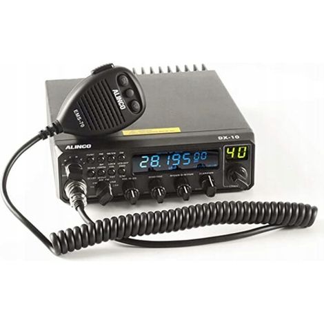 Radio Alinco DX-10 10m AM/FM/SSB/CW 1DIN Export 25-29.7MHz (1/4)