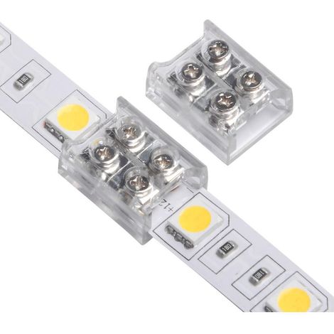 Connecteur Ruban LED 12/24V DC pour Jonction avec Vis 10 mm