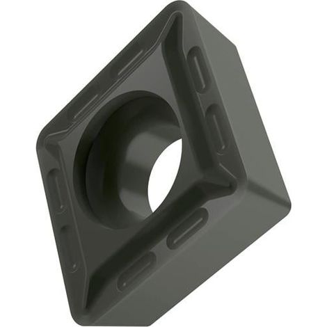 Drehwendeschneidplatte ISO CCMT 060202E-FF2:TT010 Bohrungs-D. 2,8mm Farbe Grau (1/2)