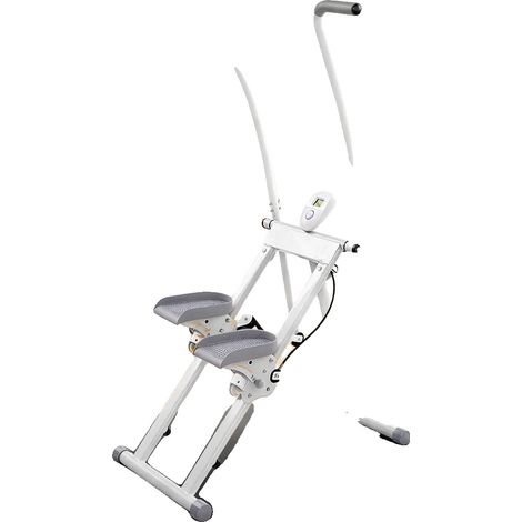 Treppensteiger, verstellbare Pedale, kompakte Abmessungen, maximale Belastung 100 kg, Konstruktion aus Stahl und Polypropylen, LCD-Display (1/5)