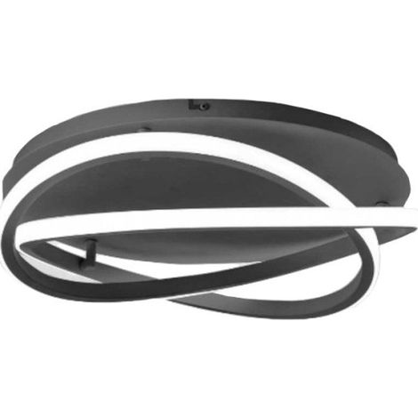 Plafonnier moderne gea luce atia pp n led plafonnier en aluminium et silicone