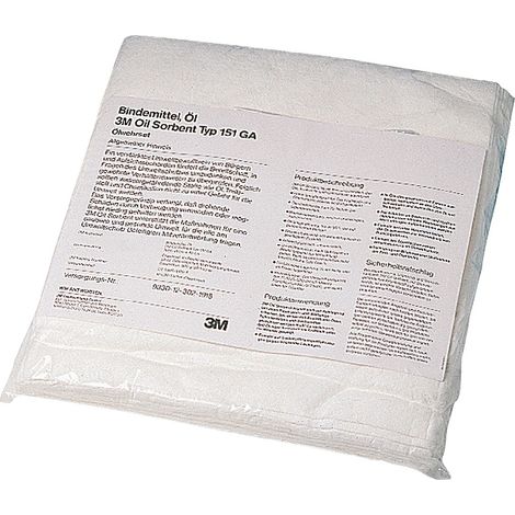 Ölbindevlies T151GA L.480xB.430mm bindet max.0,5l/Tuch 3M (1/2)
