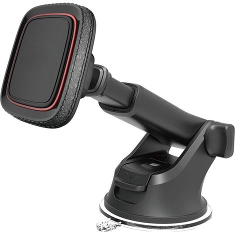 Magnetische Autohandyhalterung, Armaturenbrett-/Windschutzscheibenhalterung, Autohandyhalterung mit verstellbarem Teleskoparm, 6 starke Magnete für alle Handys