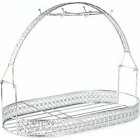 1 Porte-gobelet en Fer, Support à Crochets pour Tasses, Rangement Vertical Cuisine Bar (1/5)