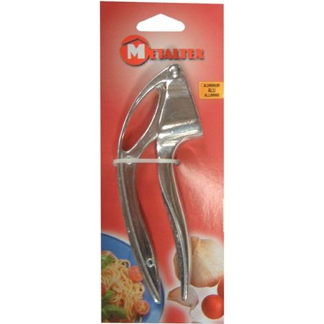 Metaltex Prensa de Ajo clásica en aluminio ligero y duradero