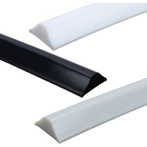 Joint Douche,YSTP Bande imperméable Pliable de Silicone, Barrière d'eau, obturateur de Barrage d'eau de seuil de Douche, 100cm (1/4)