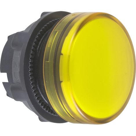Harmony XB5 tête voyant lumineux DEL diam. 22 lisse jaune SCHNEIDER ZB5AV083