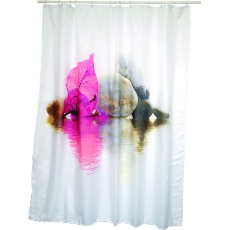 MSV Polyester Duschvorhang 180x200 cm (1/2)