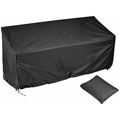 Bench Cover Garden Shelter 3 Seater Waterproof Oxford Garden Bench Cover Waterproof Patio Furniture Cover High Quality Oxford Polyester Cover 163x66x63/89 (1/5)
