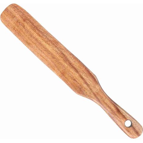 Teak-Creme-Spatel, antihaftbeschichteter Holzspatel für die Küche im Haushalt (1/5)