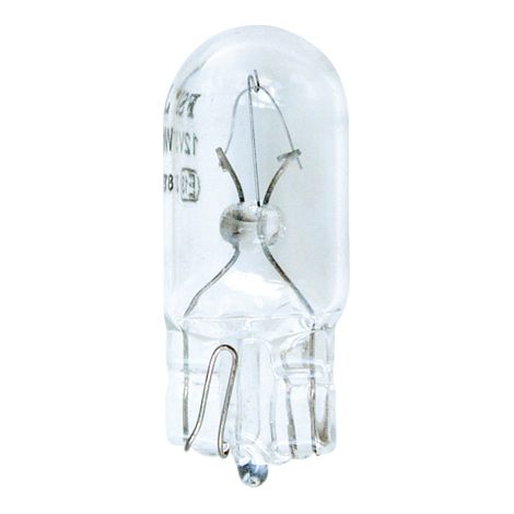 10 Ampoules T10 12V 3W 3300K - Wedgebase W2.1w9.5D - Blanc (1/3)