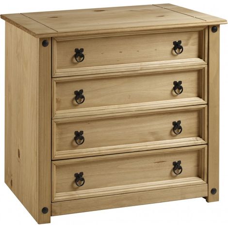 Corona Small 4 Drawer Chest (1/4)