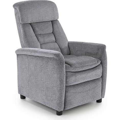 Sillón reclinable Houston 1030, Gris, 106x71x85cm, Tapiz