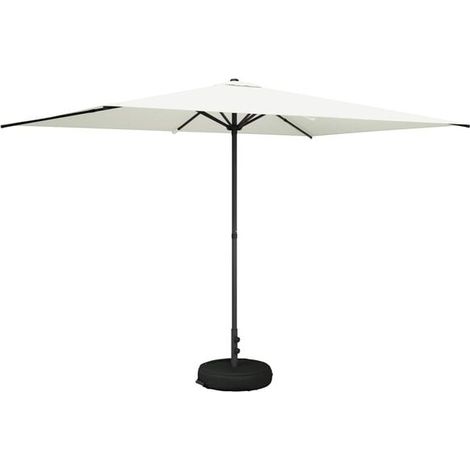 Parasol de jardin (avec pied) 200 x 300 cm Polyester (1/5)