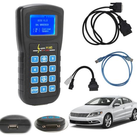 K+CAN V4.8 Diagnostic PIN Code Reader Mileage Correction Replacement for Bora A6 A8 A4