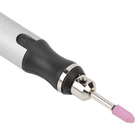 Mini polisseuse à recharge sans fil + kit d'accessoires dissolvant pour vernis à ongles (52 pièces, argent) (1/5)