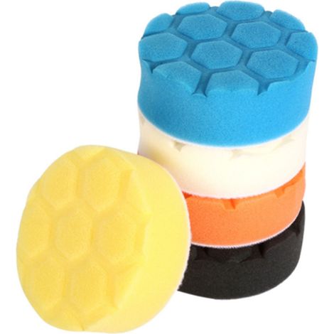Kit de 5 éponges de polissage ondulées de 7,6 cm (3 pouces) (1/5)