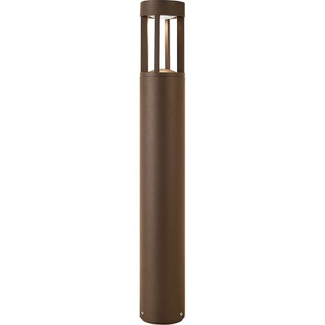 Lampadaire Borne HANG Marron LED 7W 360° IP65 3000K CRI90 - Groupe Rossini, Éclairage de Jardin à Lumière Diffusée (1/5)