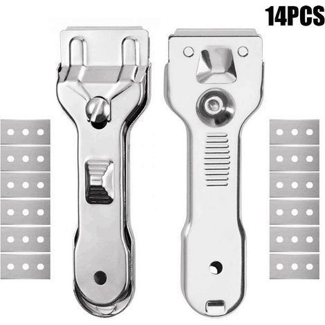 Glass scraper, scratch-resistant cleaning scraper, suitable for ceramic hobs (1/5)