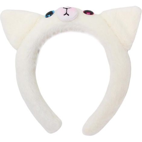 Serre-tête en peluche avec oreilles de chat en 3D - Accessoire de fête - Pour adultes - Festival de musique et fête d'anniversaire (1/5)