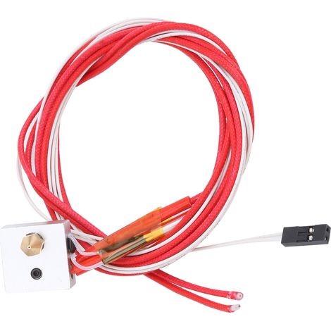 MK8 Extruder-Kit, montiert mit Heizrohr und Düse für 3D-Drucker, Ersatzteilset (1/5)