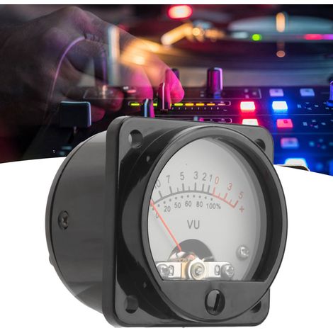 45-mm-Röhren-Analogverstärker mit VU-Meter, LED-Hintergrundbeleuchtung, Lautstärkeregler und Netzschalter (TS-45-W DC500uA) (1/5)