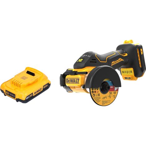 DeWalt DCS 438 N Sega multiuso a batteria 18 V 76 mm Brushless + 1x batteria 2,0 Ah - senza caricabatteria