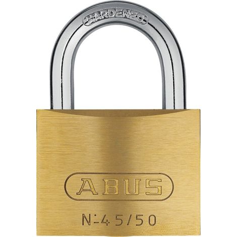 ABUS Vorhangschloss Messing 45/50 je 5 Schlüssel B/SB