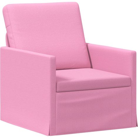 Fauteuil Rose 70 x 81 x 82 cm Tissu vidaXL (1/5)
